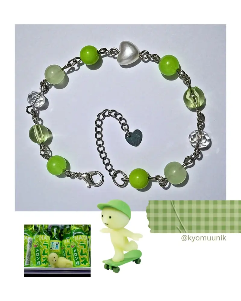 Pulseras para compartir con dijes de corazón - 3