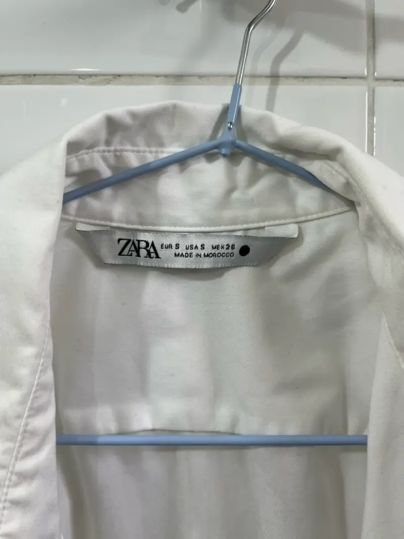 Camisa blanca de hombre Zara - 2