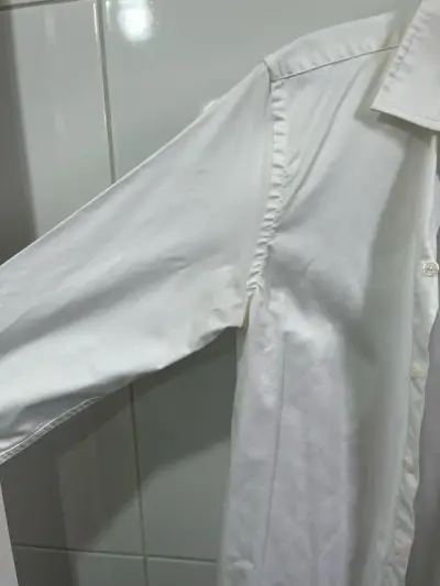 Camisa blanca de hombre Zara - miniatura 3