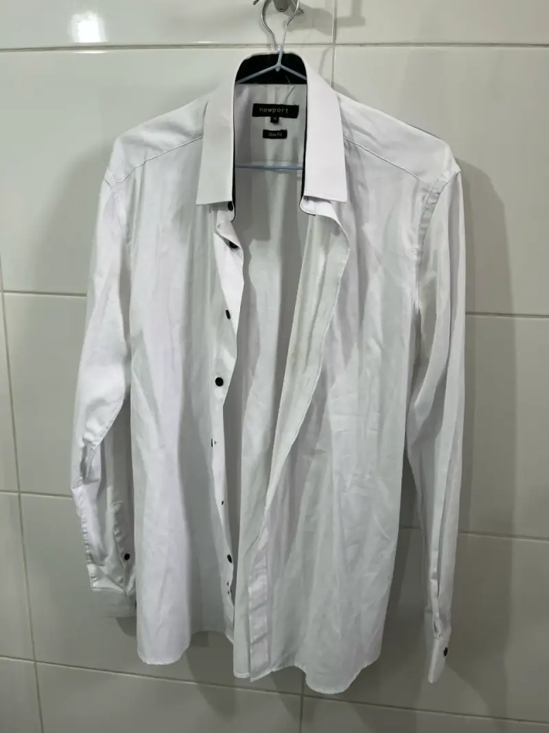 Camisa blanca Newport Slim Fit - 1