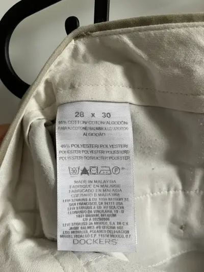 Pantalones Dockers beige para hombre - miniatura 3