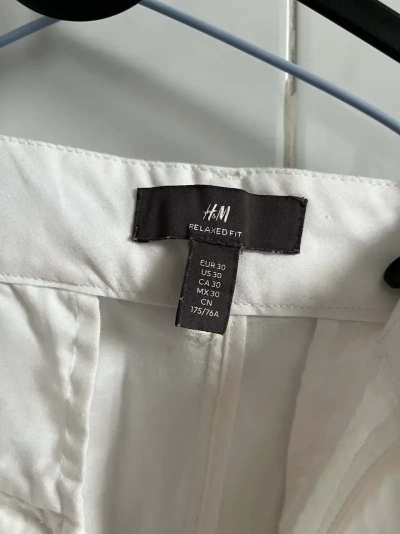 Pantalones blancos H&M para hombre - 2