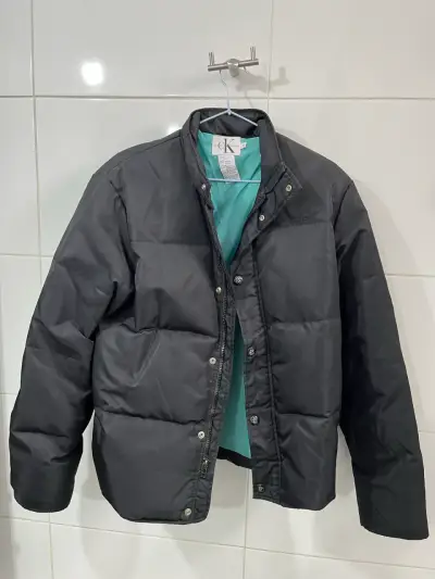 Chaqueta acolchada negra Calvin Klein - miniatura 1