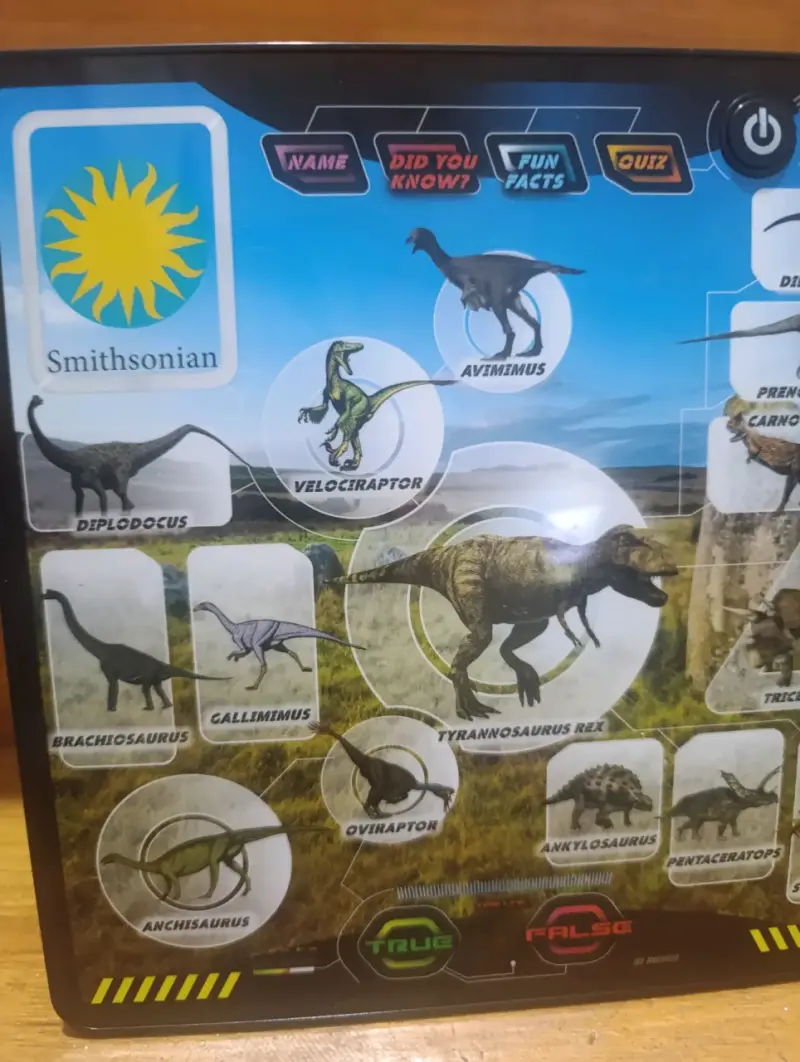 Juego educativo Smithsonian de dinosaurios - 2