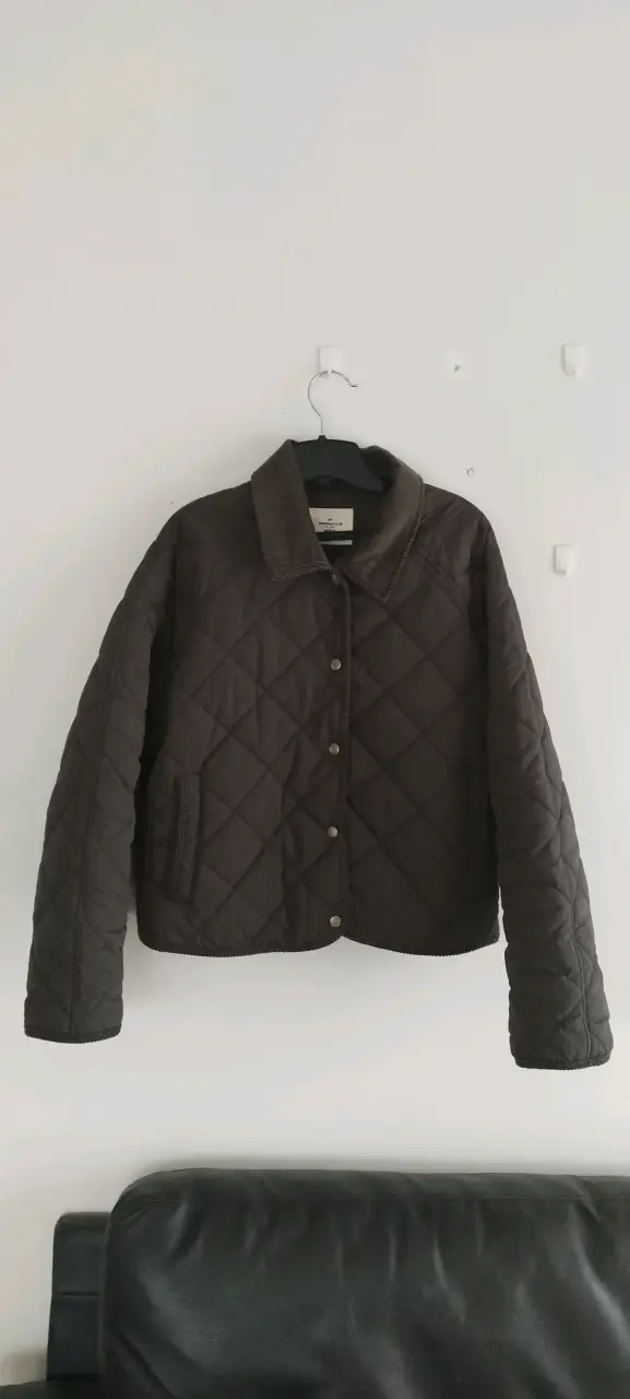 Chaqueta acolchada marrón para mujer - 1