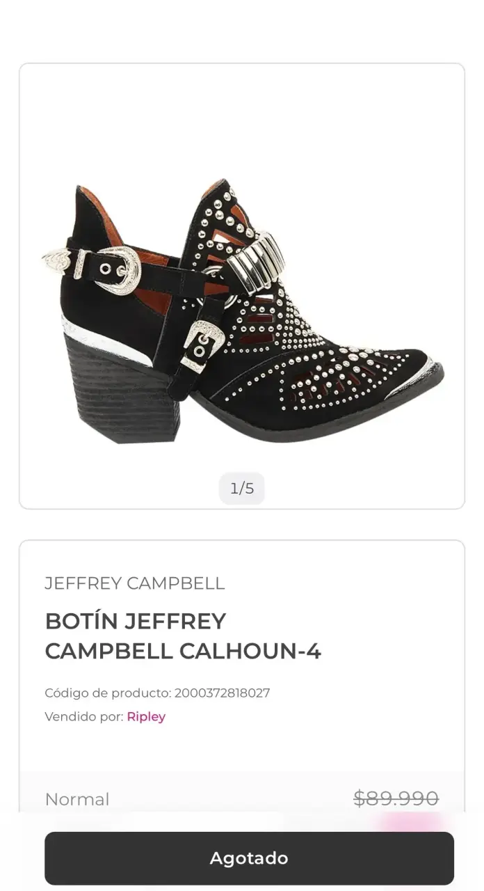 Botines negros con tachas - 5