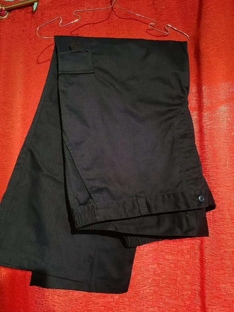Pantalones cargo azul marino de hombre - 1