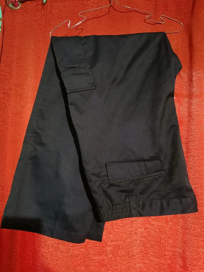 Pantalones cargo azul marino de hombre - 2