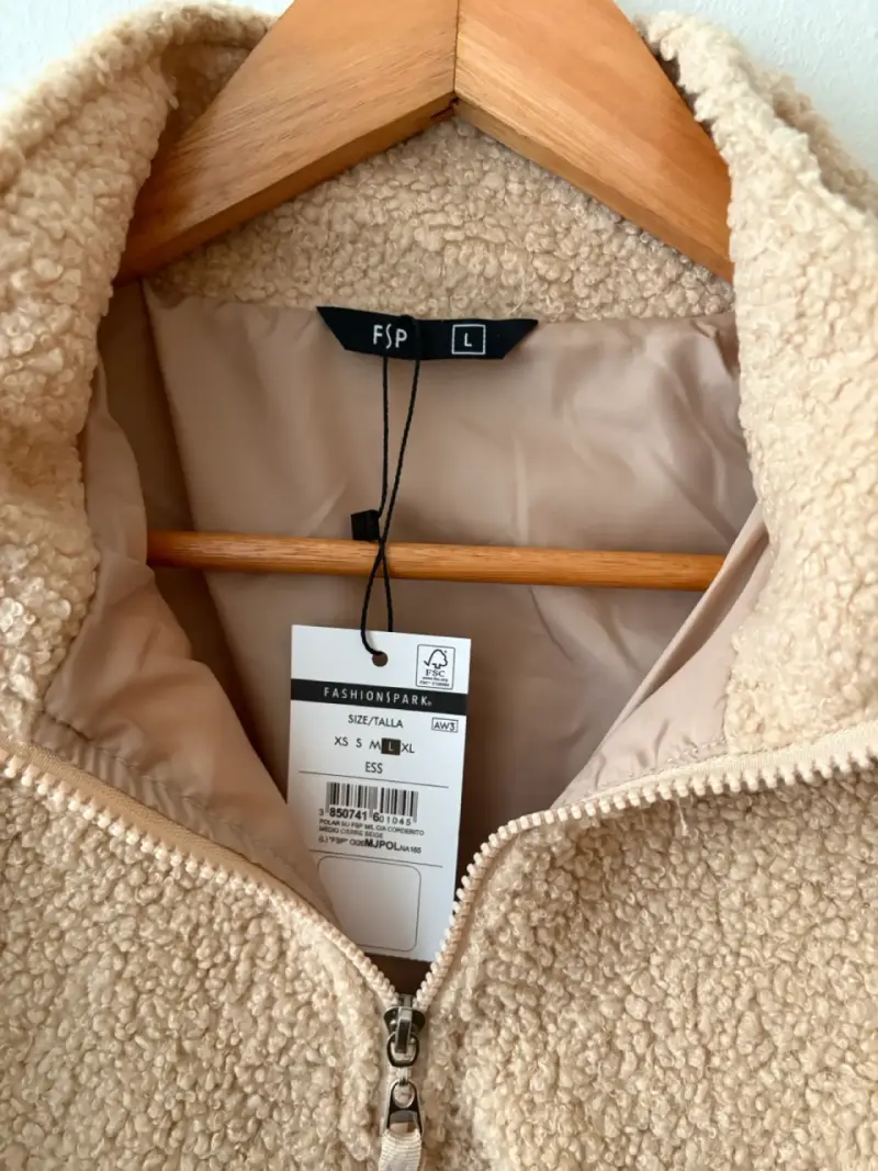 Polar beige con cierre medio - 2