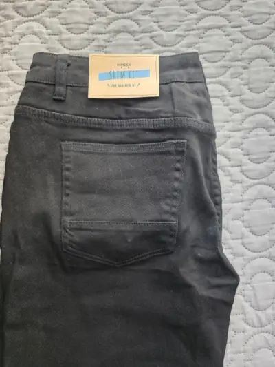 👖⚫ Jeans negros slim fit Index - miniatura 1