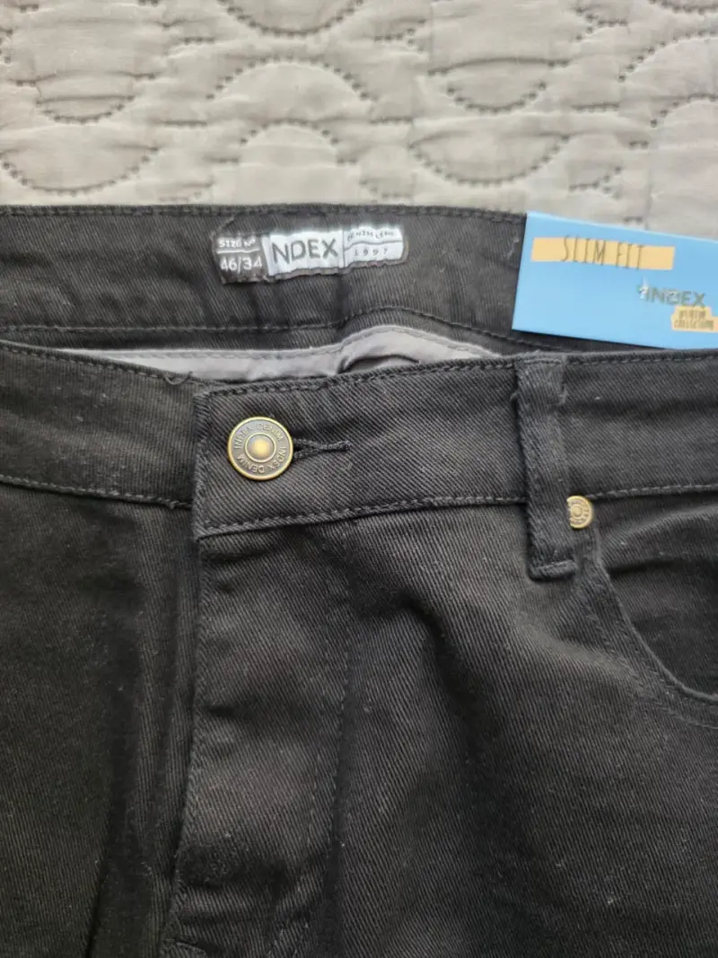 👖⚫ Jeans negros slim fit Index - 2