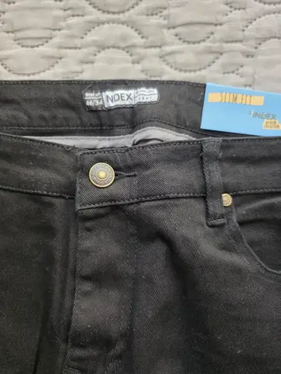 👖⚫ Jeans negros slim fit Index - miniatura 2