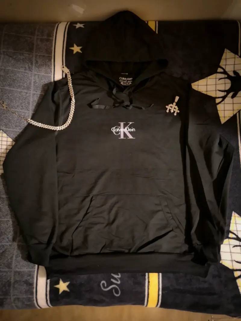 Polerón Calvin Klein negro - 1