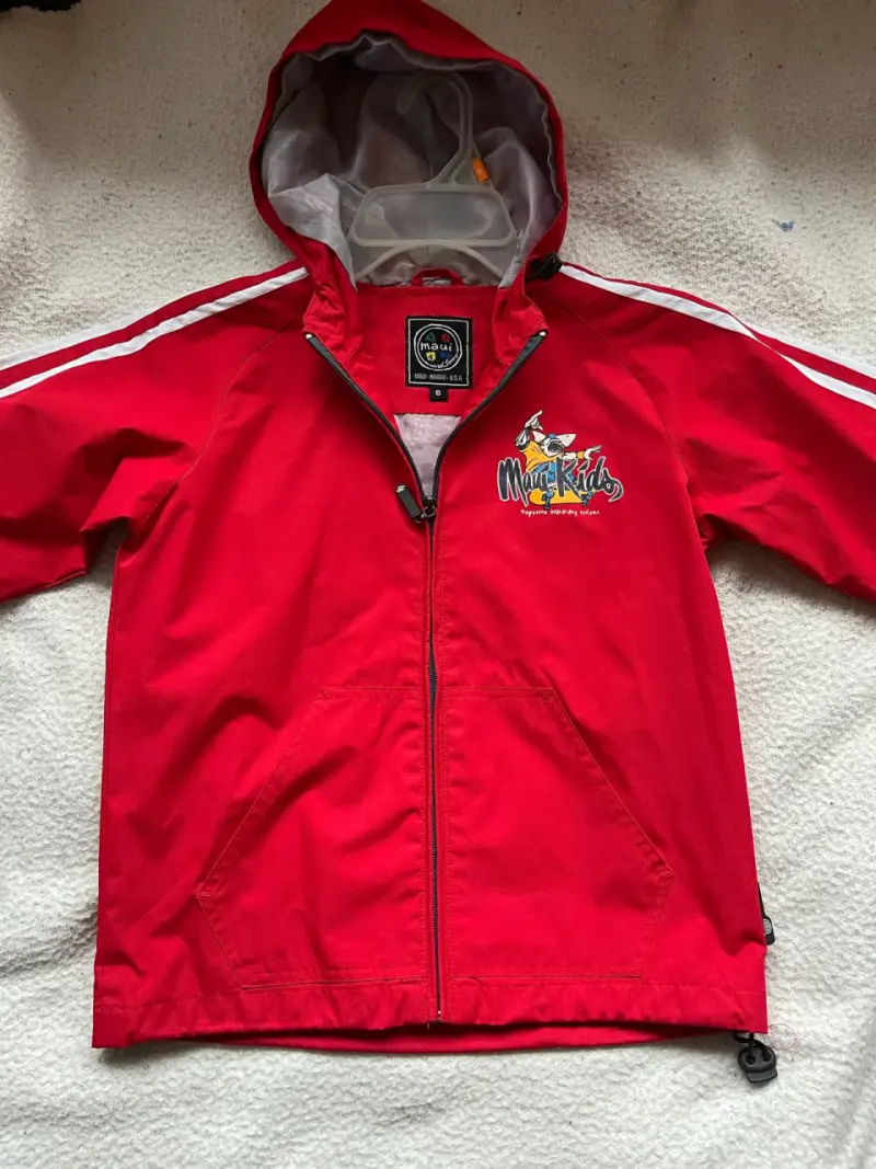 Chaqueta impermeable roja Maui Kids - 2