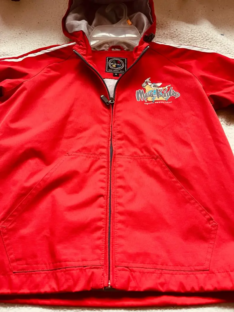 Chaqueta impermeable roja Maui Kids - 5