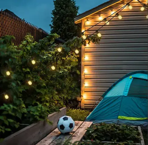 Guirnalda de luces solares LED para exteriores - 2
