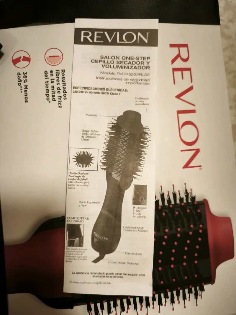 Cepillo secador Revlon One-Step rojo - 5