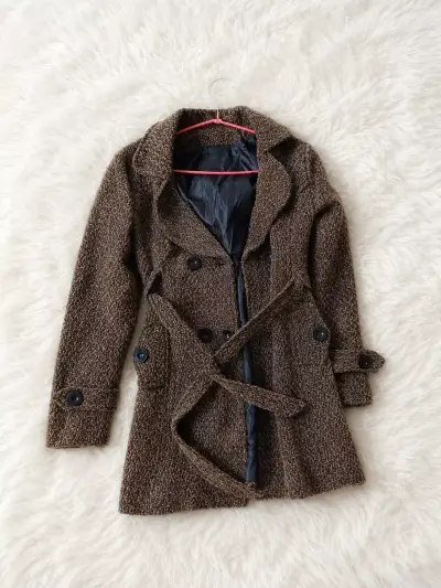Abrigo Café talla s mujer - miniatura 1