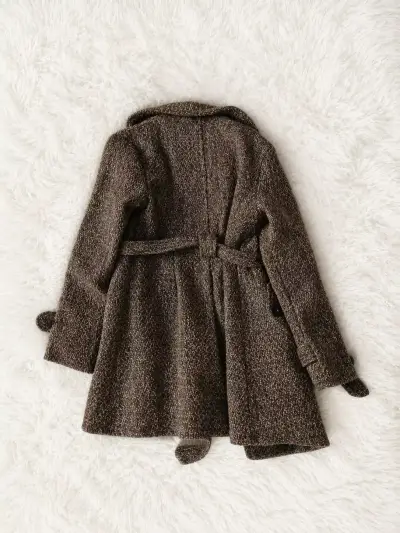 Abrigo Café talla s mujer - miniatura 2