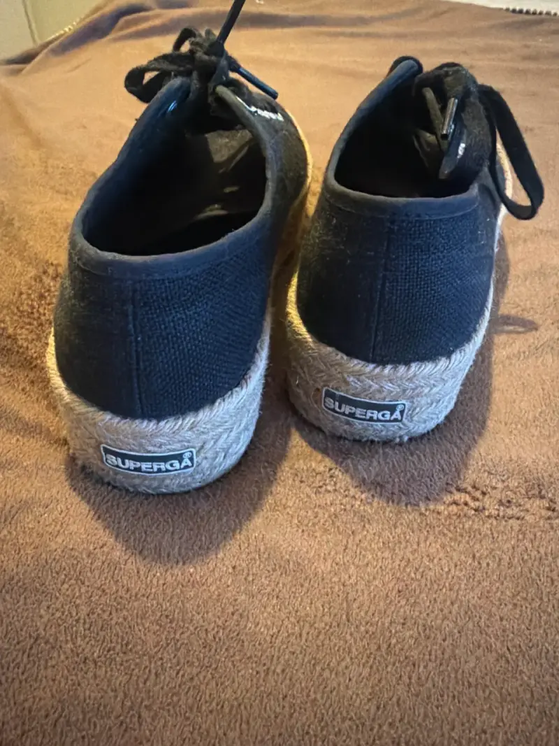 Zapatillas Superga negras de lona - 3