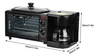 Horno tostador multifuncional con cafetera - miniatura 3
