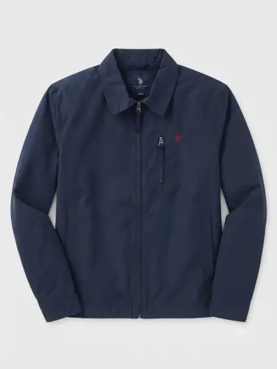 Chaqueta Polo azul marino con cierre frontal - miniatura 1
