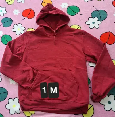 Polerón rojo con capucha talla S,M,L - miniatura 2