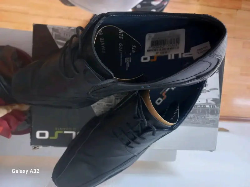 Zapatos formales Pulso negros de cuero - 4