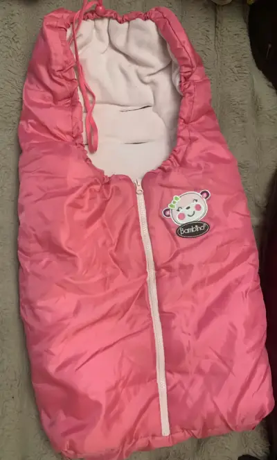 Saco de dormir para bebé Bambino rosado - miniatura 1