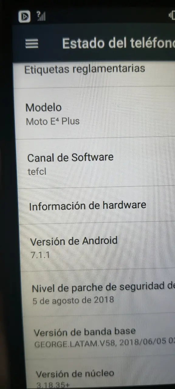Smartphone Motorola e4 plus - 2