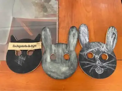 Máscaras de pizarra para niños - miniatura 1