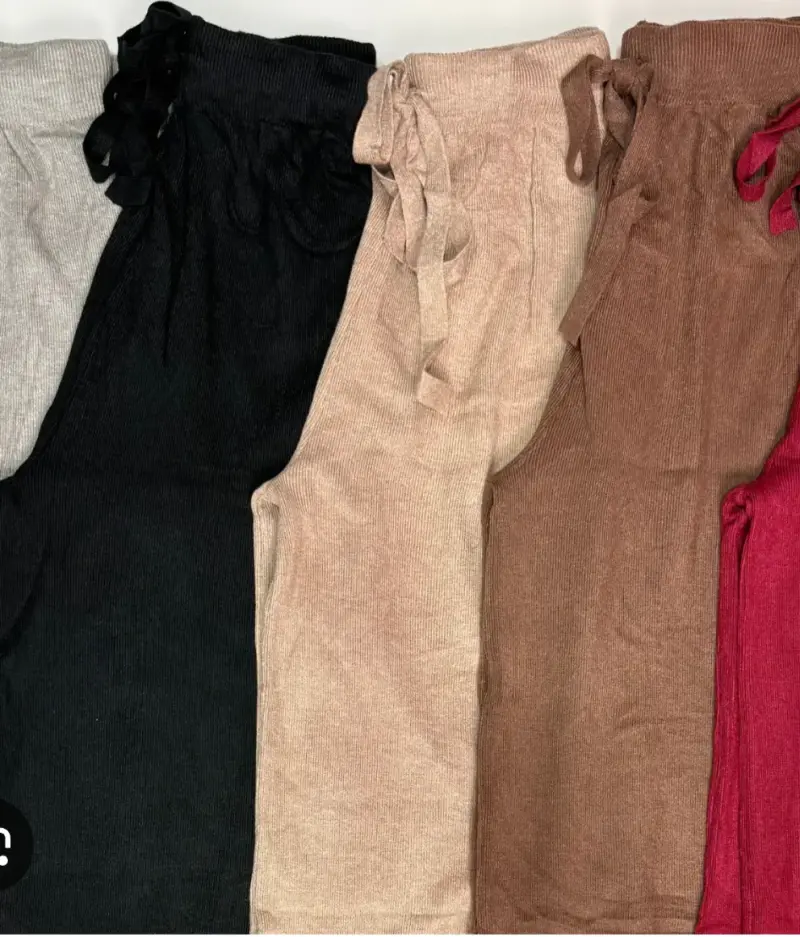 Pantalones lanilla para mujer en varios colores - 1