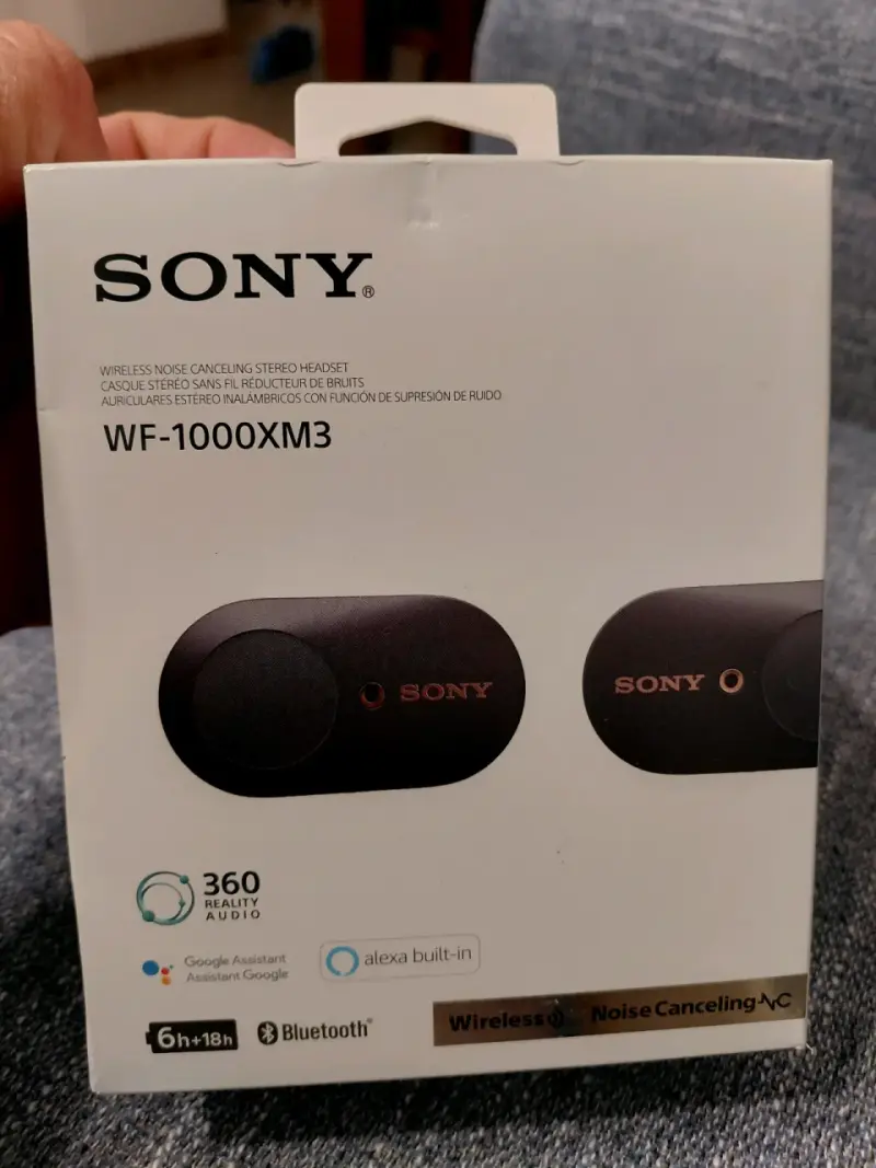 Auriculares Sony WF-1000XM3 con cancelación de ruido