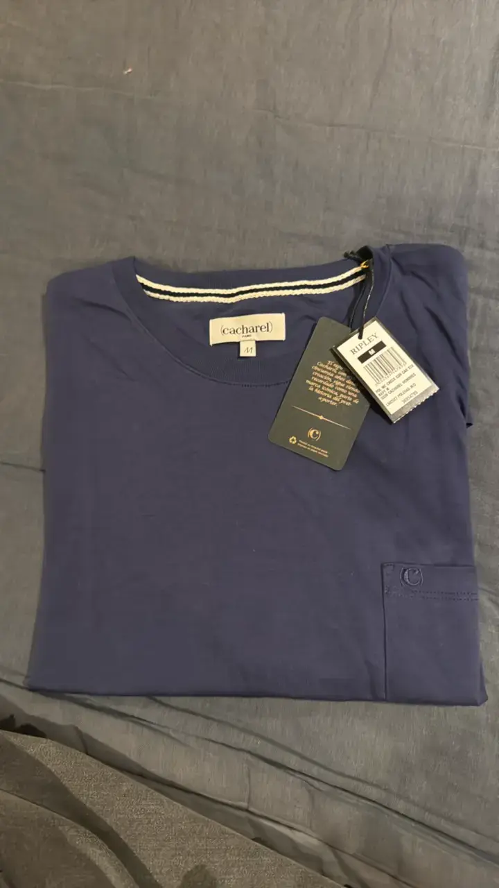 Polera azul Cacharel con etiqueta nueva - 1
