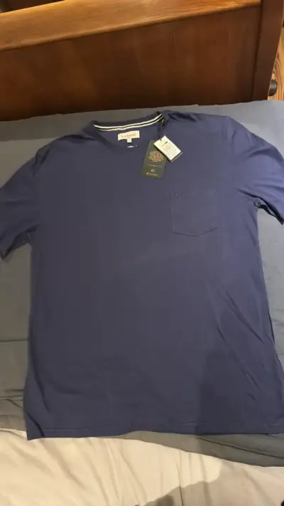Polera azul Cacharel con etiqueta nueva - miniatura 2
