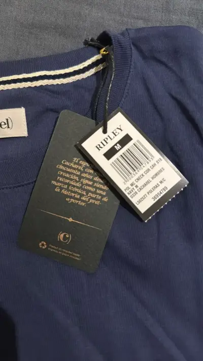 Polera azul Cacharel con etiqueta nueva - miniatura 5