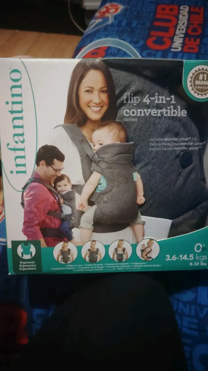 Portabebés Infantino Flip 4 en 1 Convertible - 1