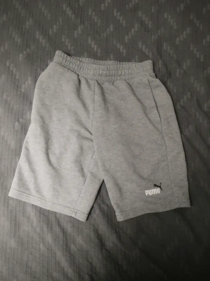 Shorts deportivos grises Puma - 1
