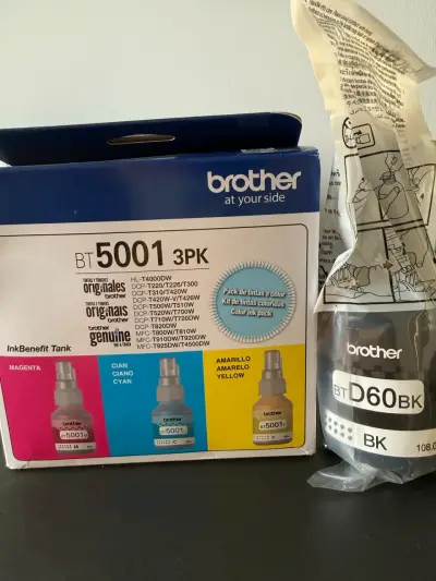 Pack de tintas Brother BT5001 y BT60BK - miniatura 1