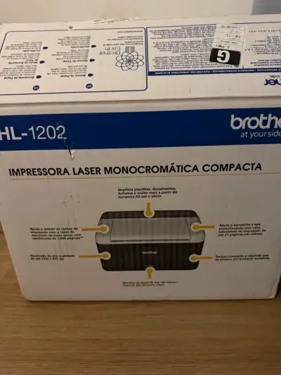Impresora láser Brother HL-1202 compacta - miniatura 3