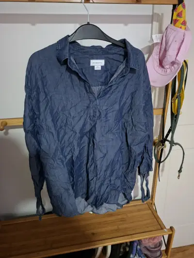 Camisa azul Liz Claiborne de mujer - miniatura 2