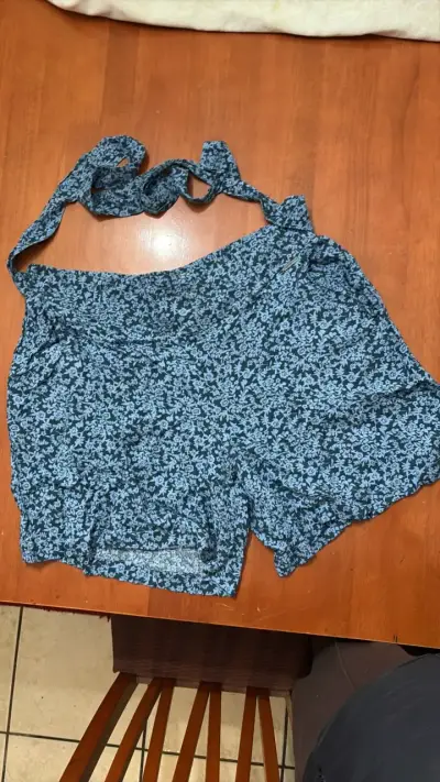 Falda pantalón estampado floral - miniatura 1