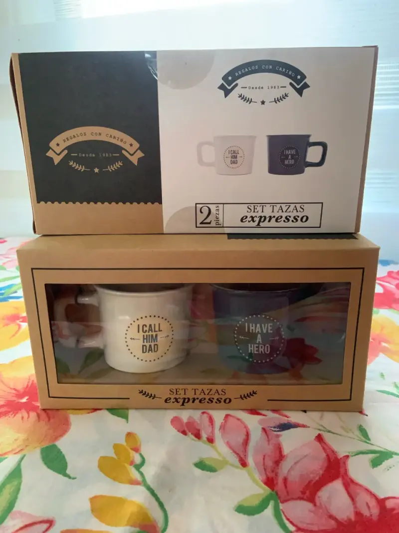 Set de tazas expreso 'I Call Him Dad'