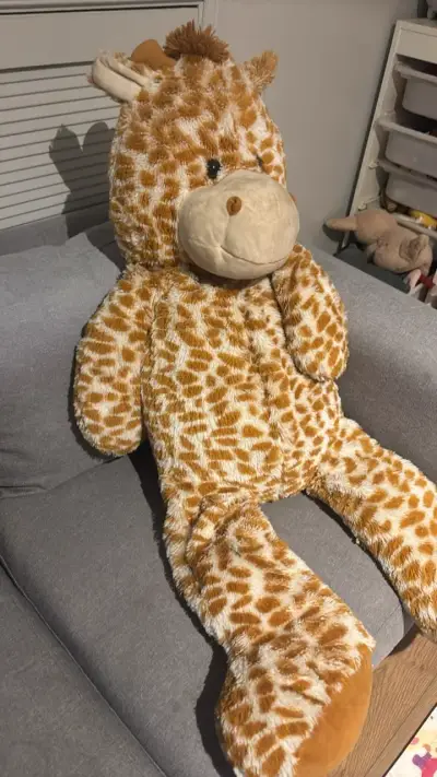 Peluche gigante de jirafa suave - miniatura 2