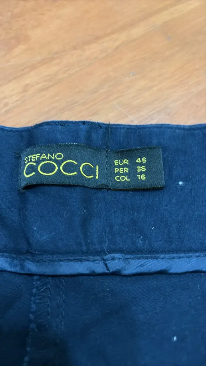 Shorts azul marino para mujer - 2