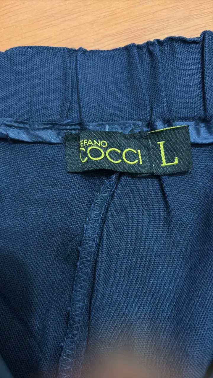 Shorts azul marino casuales para mujer - 2
