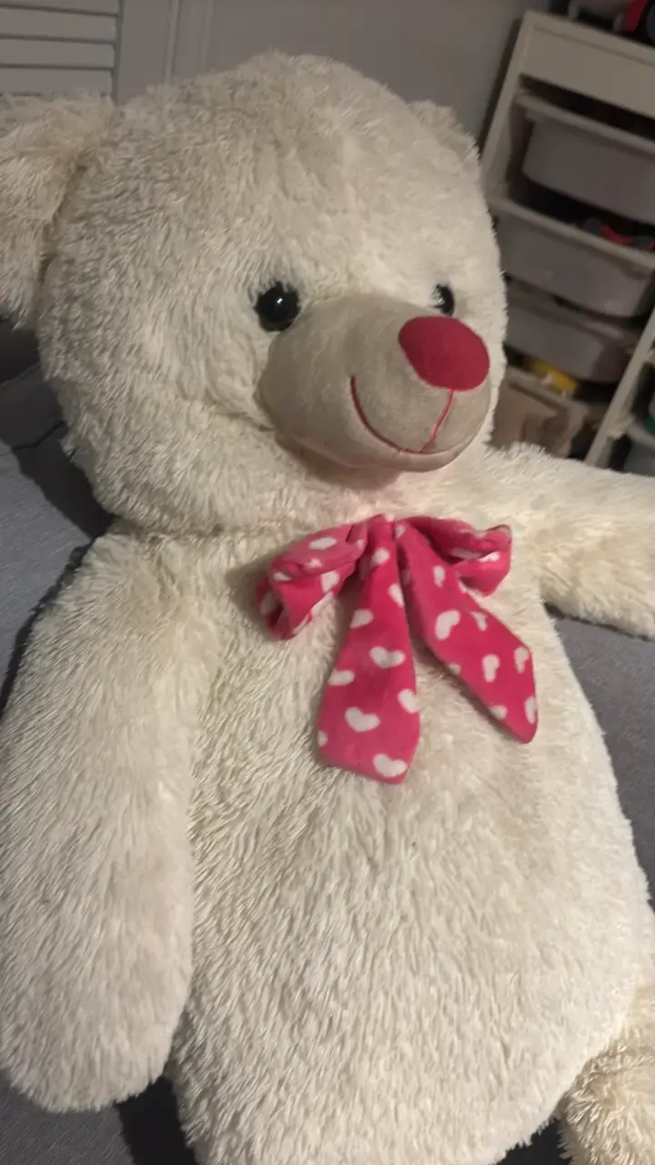 Oso de peluche gigante con lazo - 3