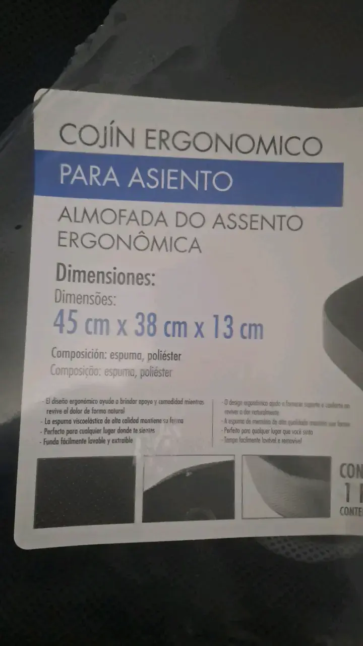 Cojín ergonómico para asiento HC - 2
