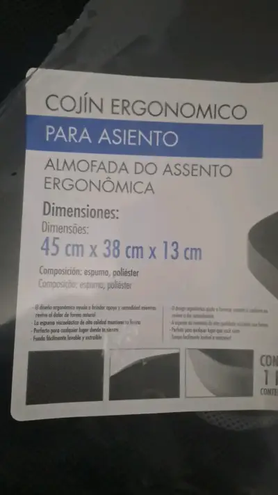 Cojín ergonómico para asiento HC - miniatura 2