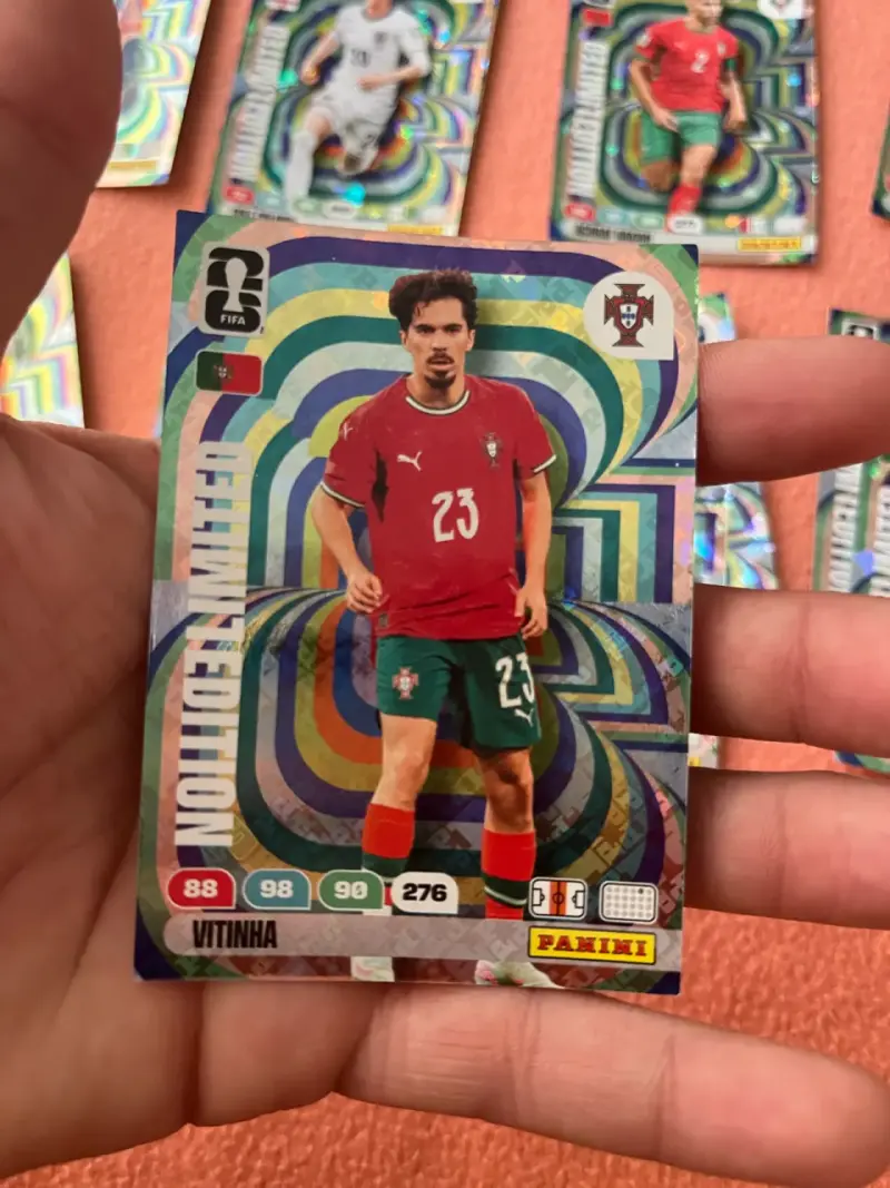 Tarjeta Panini edición limitada Vitinha